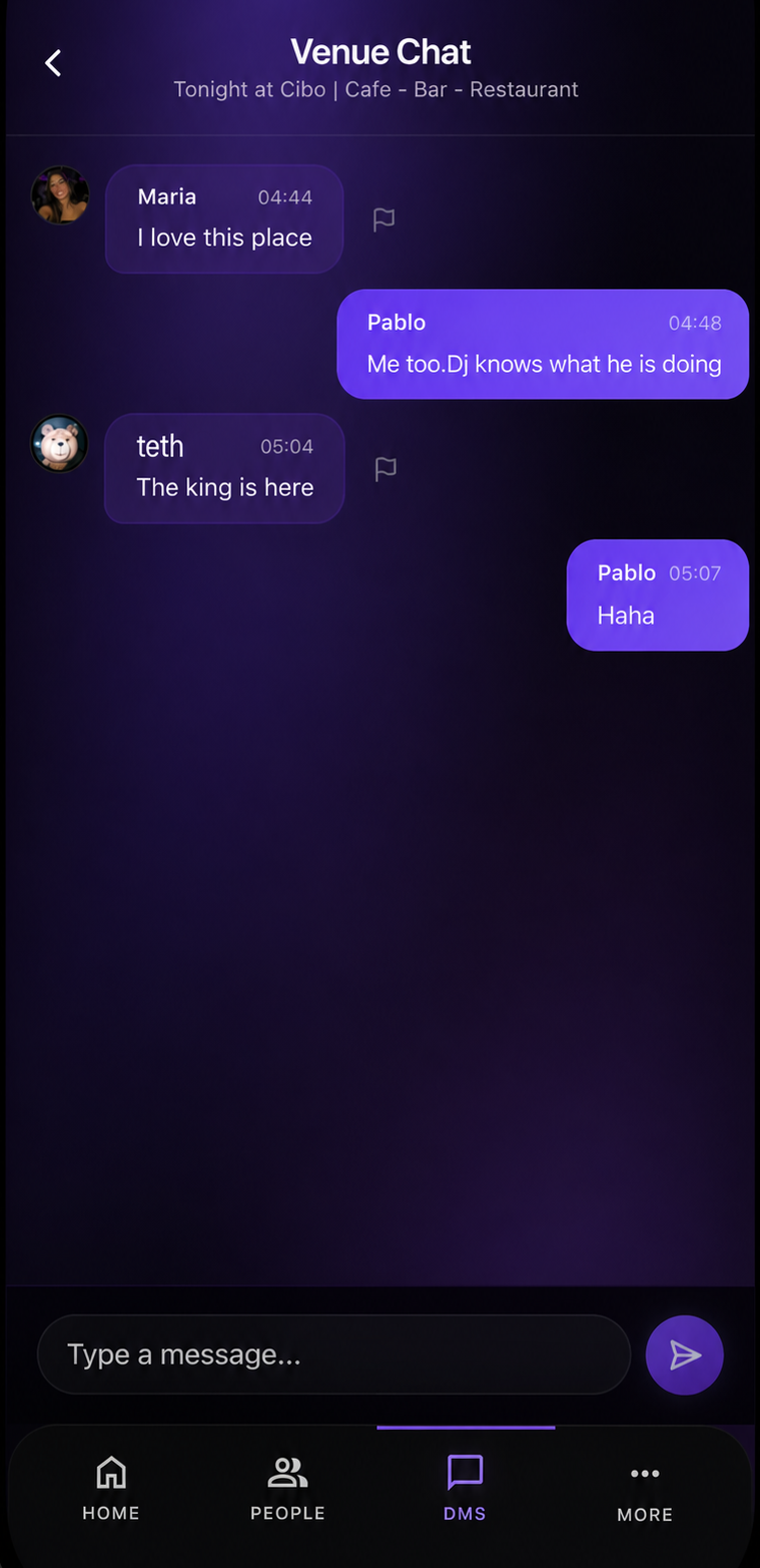 BeThere messages