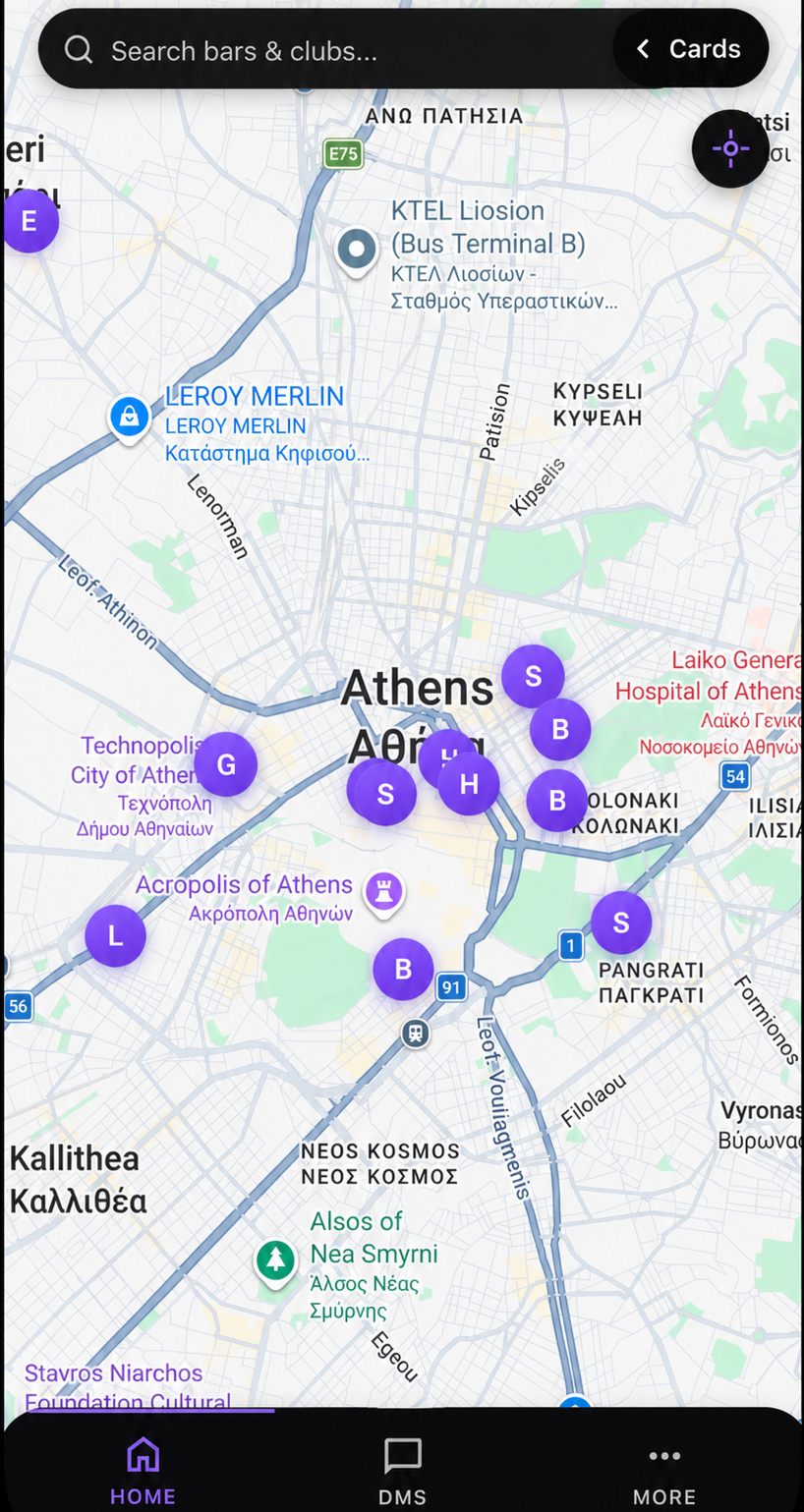 BeThere map